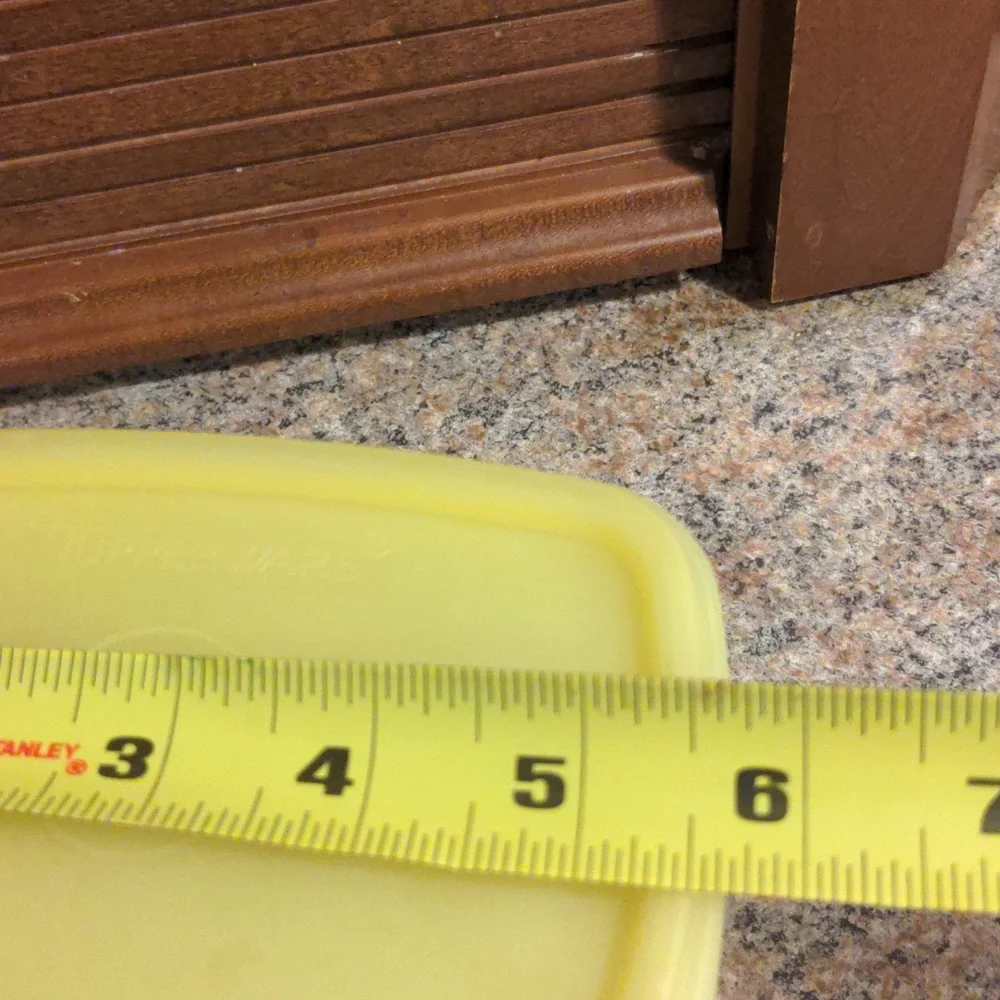 Vintage Tupperware Shelf Saver 1243-6 and Tupperware Gravy Shaker Cup 844-3